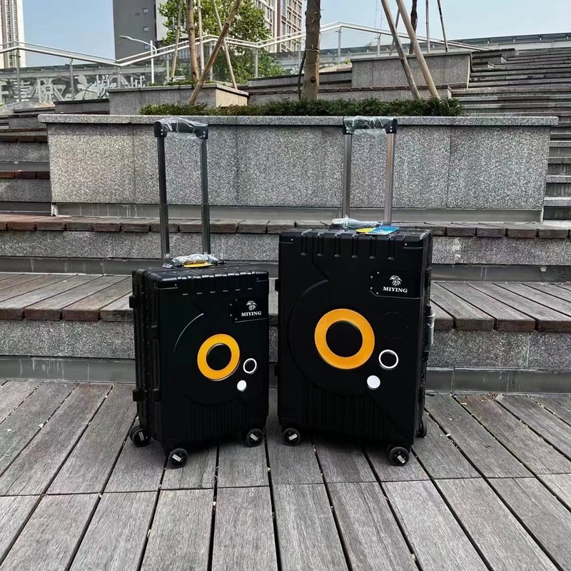 Uniseksowy, wielokolorowy bagaż z materiału ABS, wodoodporna walizka z polikarbonatu.