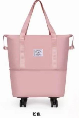 Nowy przyjście Różowa podróżna torba sportowa Sport Duffel Custom Set Składany bagaż rozkładany wodoodporny Mężczyźni Duża pojemność torby podróżne