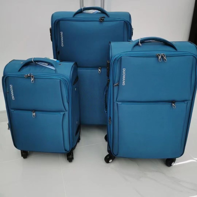 Tkaninowa walizka, miękka walizka, zamek, kanapkowa walizka, kobieca skrzynka z hasłem, duża skrzynka podróży