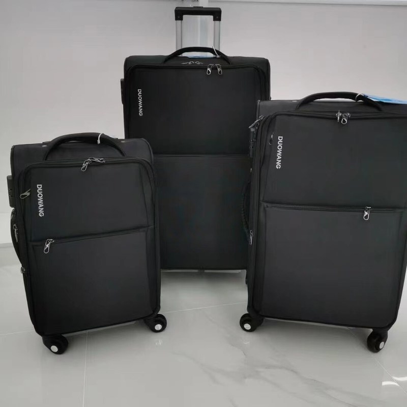 Wysokiej jakości hurtowy wodoodporny Oxford Soft Luggage Polyester Vintage Trolley Suitcase Sets