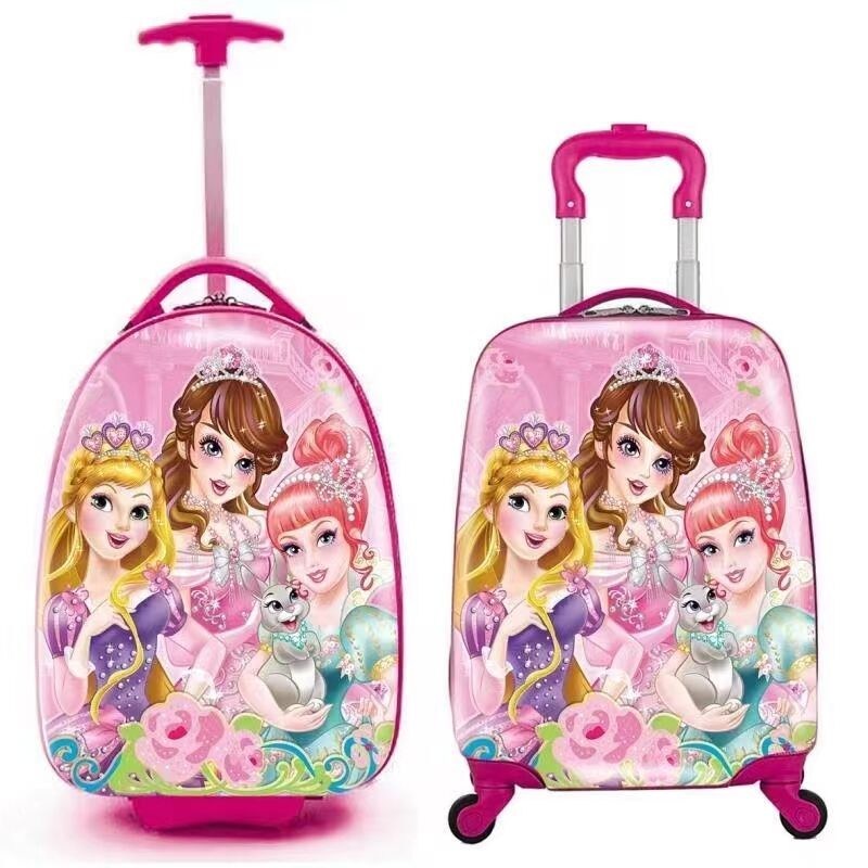Wysokiej jakości ABS PC 18 Inch Traveling Bagaglio Bagaż Trolejbus Bags Dzieci Szkoła dla dzieci