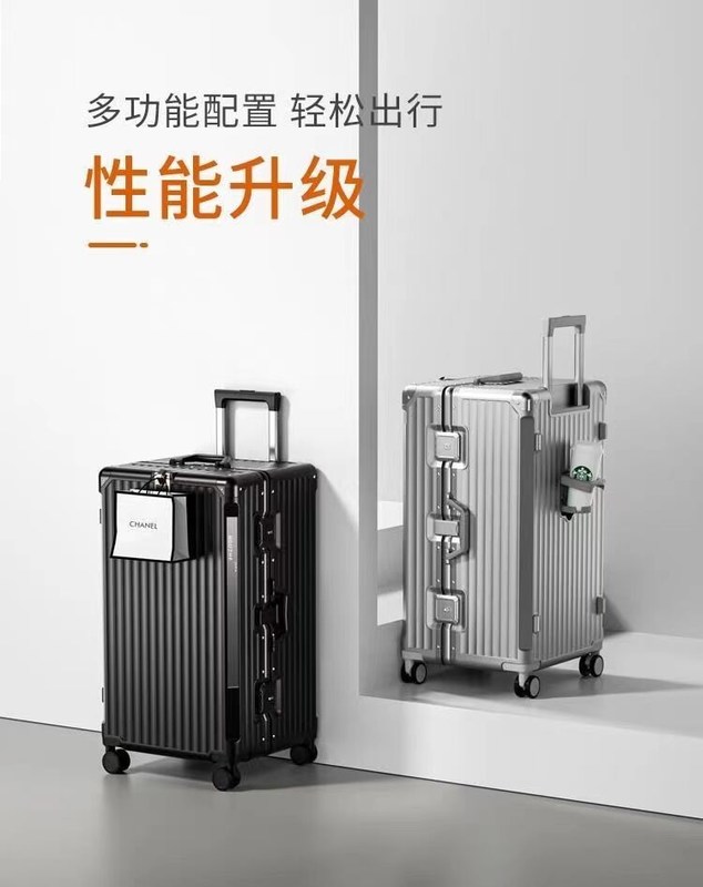 Ramowy bagaż wózek uniwersalny koła walizka duży bagaż pokładowy wielofunkcyjny zamek i aluminium
