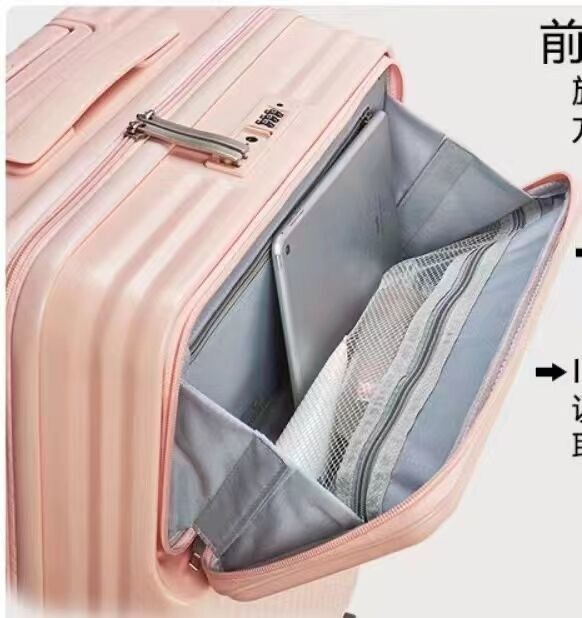 Wysokiej jakości ABS PC bagaż ciężki Nosić na bagażu z TSA i przedniej otwartej kieszeni laptopa 20/24/26 cali torebki