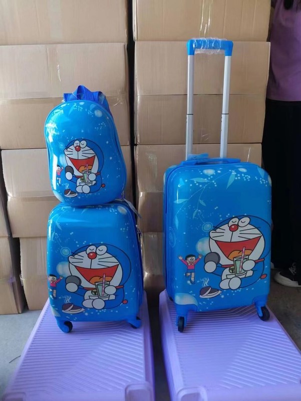 Sprzedaż hurtowa 12 16 20 cali Universal Travel Trolley Set Animals Cartoon Twarda Fundacja Dla Dzieci