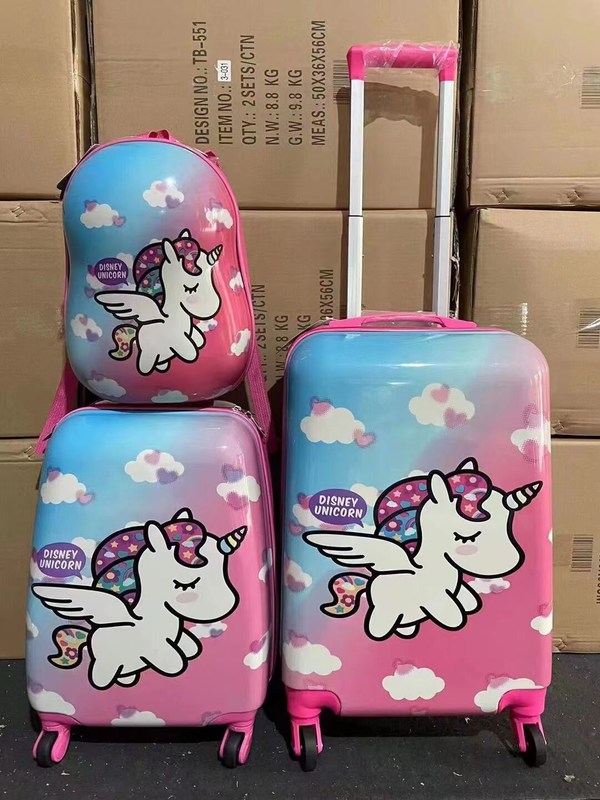 Niestandardowa okładka drukowana PC wózek lekki podróżny 3 sztuk zestaw walizka podróżna torba przenośna walizka