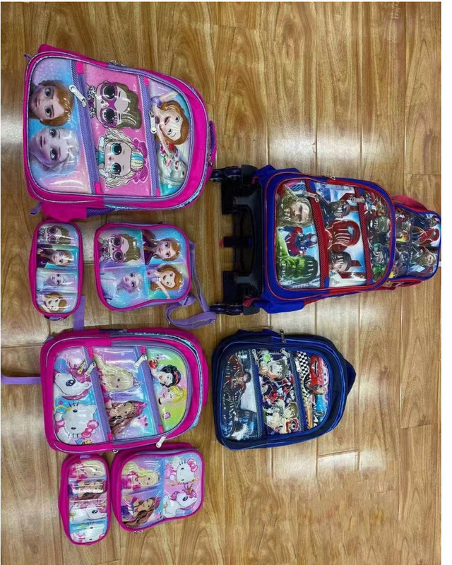 Nowy hurtowy torebki z trzema częściami dla uczniów szkół podstawowych klasy 2-3 5-6