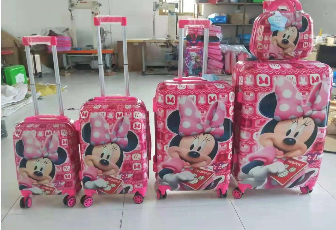 Sprzedaż hurtowa Nowy Styl Czarnoksiężnik Dzieci Dziewczynka Księżniczka Mysz Zwierzęca Kt Kot Różowa Walizka Walizka Bagaże