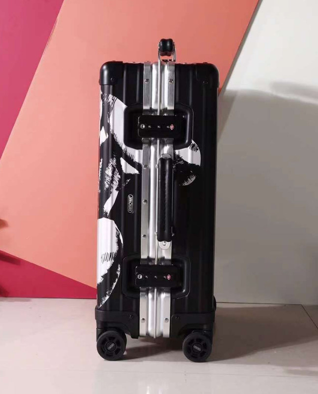 3 sztuk Personalized Travel Trolley Bagaż ABS PC Kołowy Personalized Design Print Bagaż Set