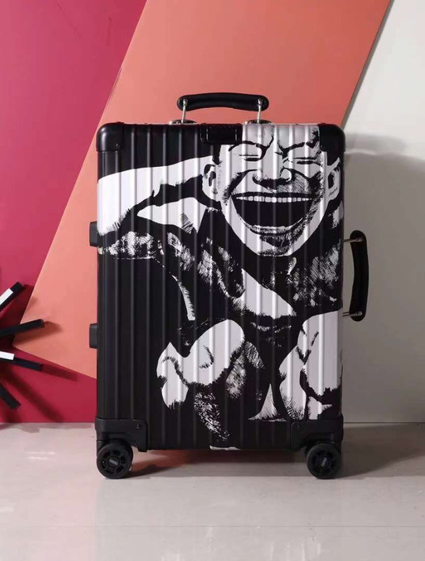 3 sztuk Personalized Travel Trolley Bagaż ABS PC Kołowy Personalized Design Print Bagaż Set