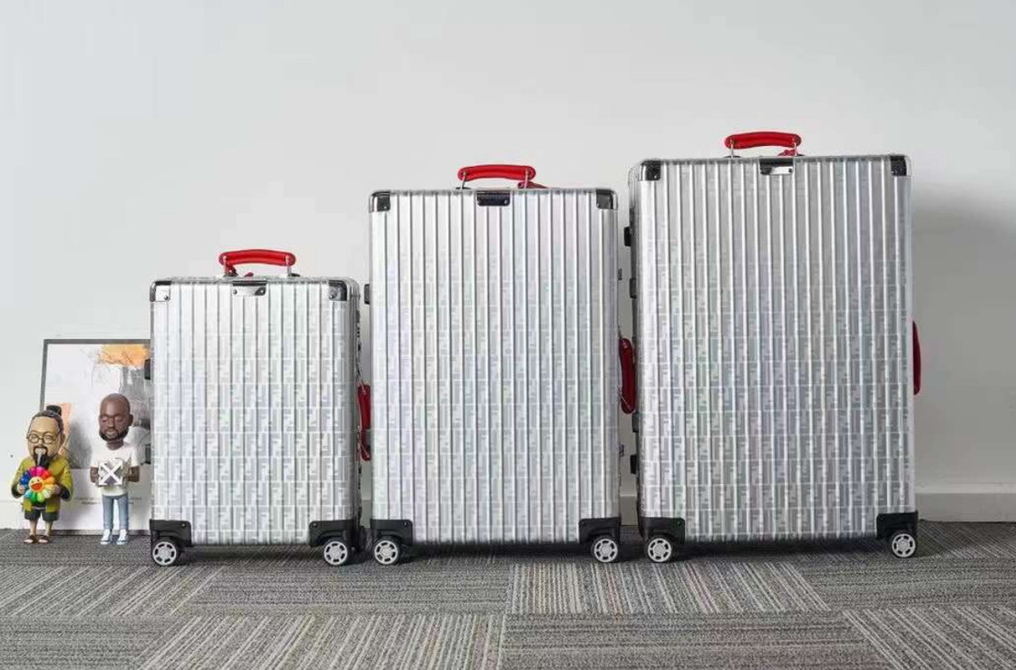 Chińskie rynki internetowe Wszystkie aluminium stopu oryginalnego odporny na zużycie podróżny wózek skrzynia marka bagaż podróżny zestawy luksusowe