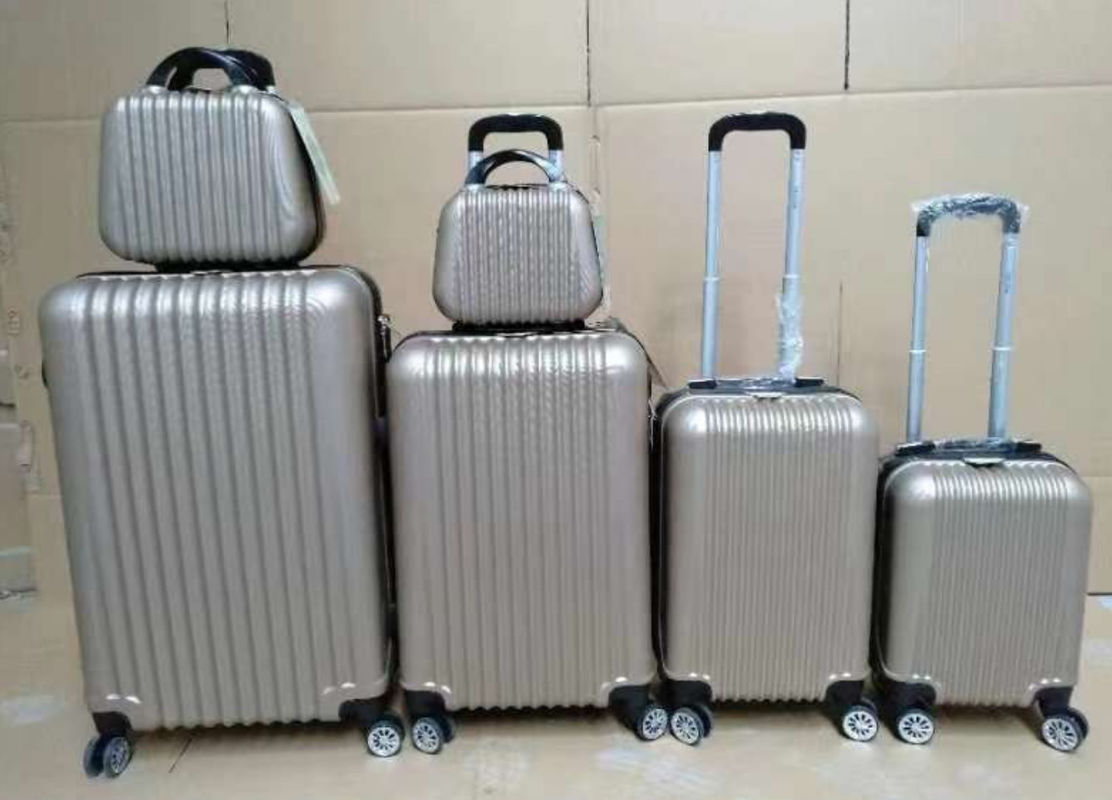 Fabryczny prosty design paskowy podróży ABS Carry-On Trolley Case Walizki podróżne bagaż Sety 20 24 28 cali