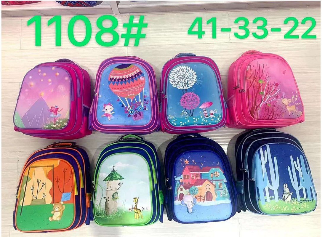 Sprzedaż hurtowa niestandardowa nowa kreskówka drukany wzór dziecięcy torebka Cute dziecięcy wózek szkolny torebka dla dziewcząt