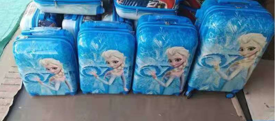 OEM Przejrzysty Jasny Niestandardowy Projekt Karykatury Animal Design ABS PC Bagaże podróżne Dzieci Bagaże