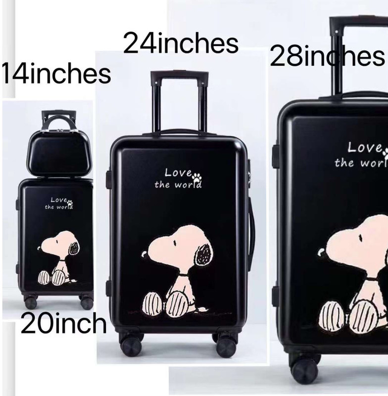 ABS Drukowany Carry On Trolley Szkoła Podróże Dzieci Bagaż Torba Walizka Dla Dzieci