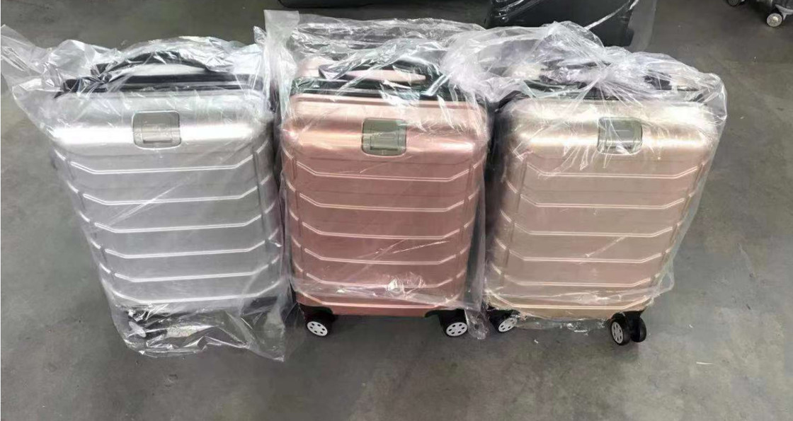 Abs Aluminiowy wózek bagażowy zestaw walizki na kółkach