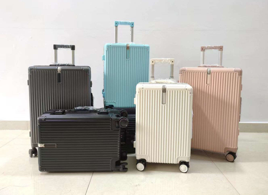 Pojazd służbowy bagaż 20 24-calowy przenośny ABS Unisex Aluminium ramki walizki