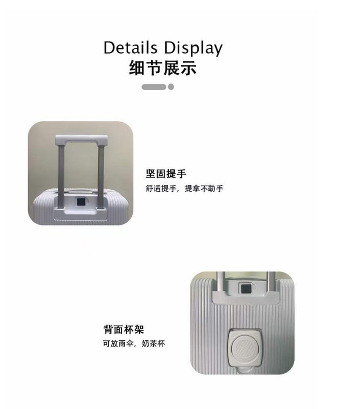 Niestandardowy bagaż przenośny przednia kieszonka biznesowa Pp lekka bagaż podróżny walizka walizka set walizka walizka 4 koła