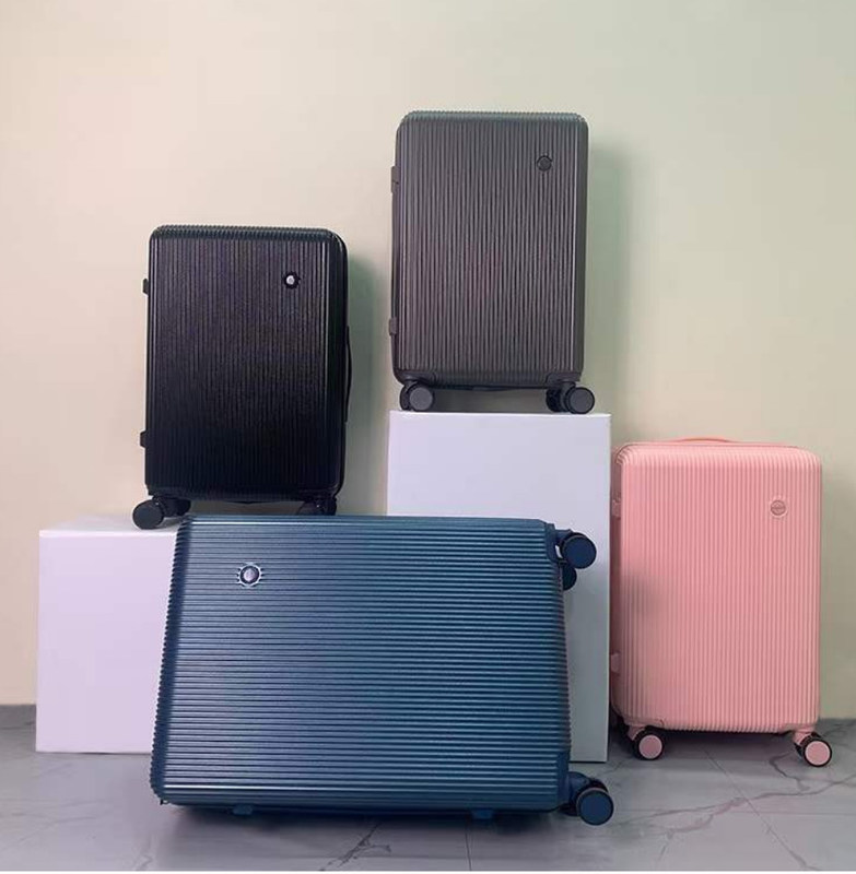 Zestawy bagażu z oprawą Zipper Frame USB Port z nośnikiem kubka, torebką podróżną, walizką bagażową ABS wysokiej jakości